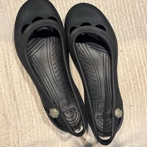 Crocs Shayna Mary Jane Sling Black Shoes Size 8 maryjanes crocs